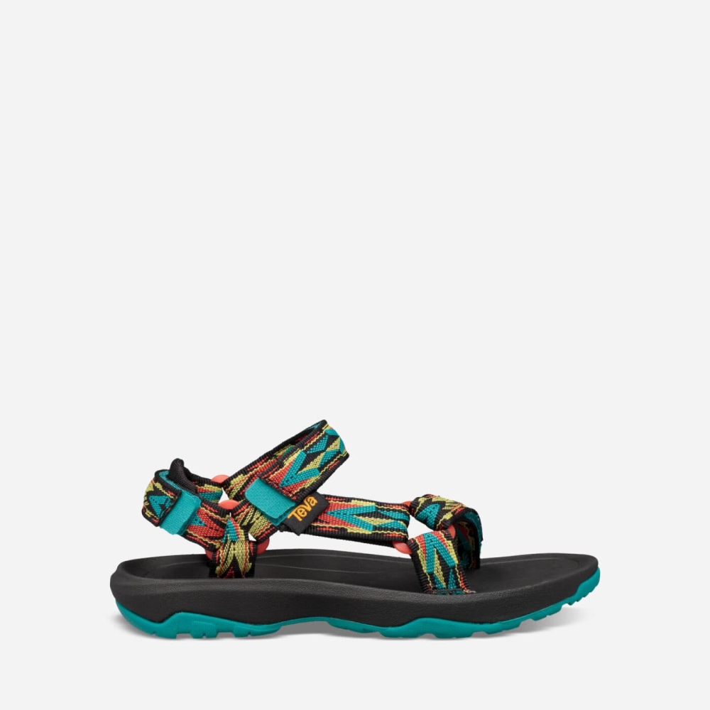 Teva Hurricane XLT 2 Kids' Black / Multicolor Hiking Sandals CA68791 Canada Clearance